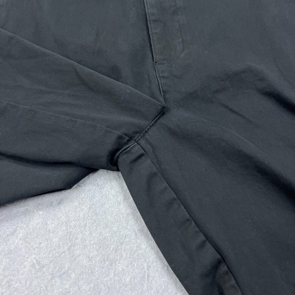 Lee Shorts Men's 32 Black Flat Front Chino Motion Flex Waistband Stretch 9.5" - Picture 9 of 11